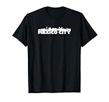 Mexico City Mexico City Skyline Silhouette Outline Sketch T-Shirt