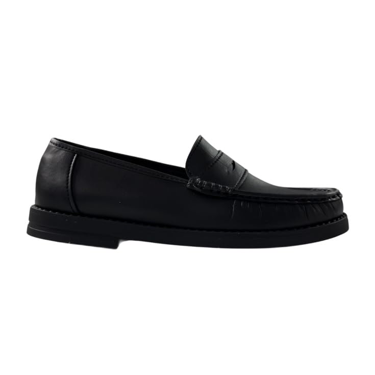 Benavente - Mocasín CROS Negro Hombre | Zapato Nazareno Sin Cordones | Calzado Elegante | Semana Santa, Procesiones, Ceremonias, Traje | Suela Cómoda y Estable | Uso Diario