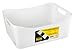 Produktbild Idena 10868 - Aufbewahrungsbox aus robustem Kunststoff, sorgt für Ordnung zu Hause und auf Arbeit, ca. 32 x 25 x 15 cm, weiß