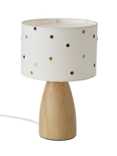 VERTBAUDET Kinderzimmer Nachttischlampe Tupfen-Stickerei beige/mehrfarbig ONE SIZE