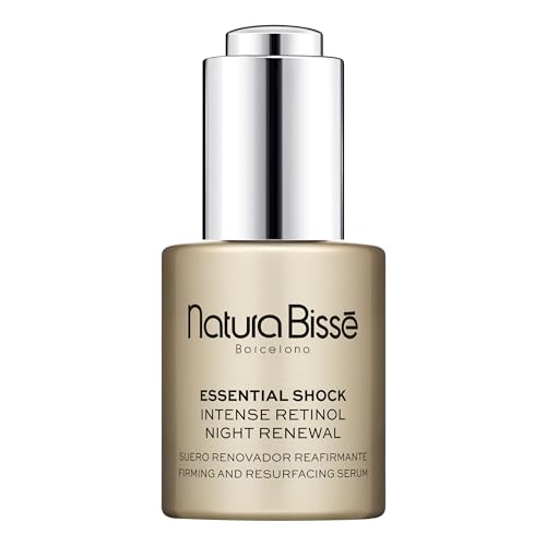 Natura Biss Essential Shock Intense Retinol Night Renewal Serum Firming & Resurfacing Serum Hydrates Firms & Rejuvenates For All Skin Types 1 Oz