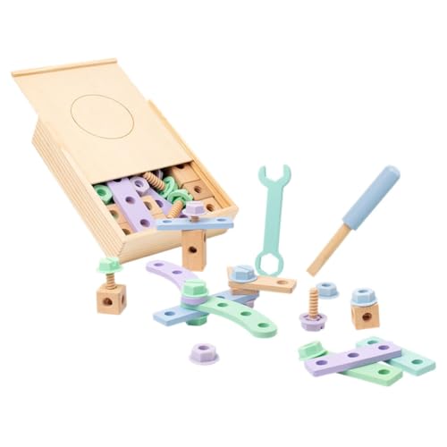 Set Outils Bois Gatuida pour Apprentissage Manuel | Coffret Bricolage Jouet Éducatif Tout-Petits
