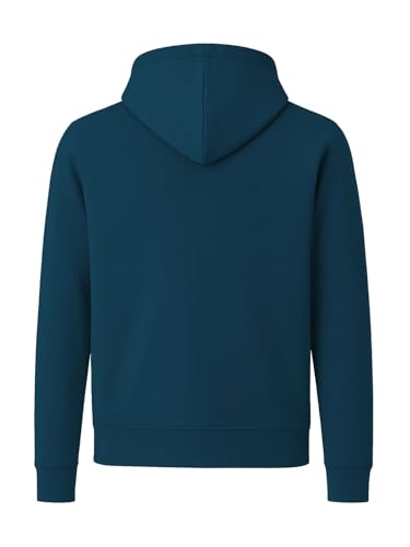 Image of ADRO Men's Regular Fit Zip-Up Hoodie for man | 320 GSM Cotton Poly Fleece Zipper Sweatshirt with Soft Fabric & Printed Hoodies