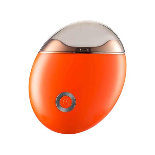 爪切りつめきり電動つめ切りはさみ爪きりはさみ小型巻き爪 爪切り爪やすりステンレスネイルニッパー電動自動爪やすりType-C充電式爪の破片の保管 (70x25x90mm,Orange)