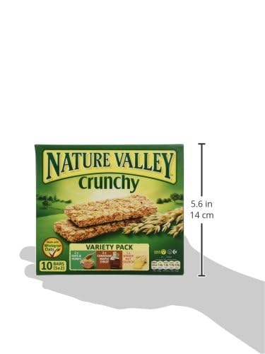 DECADENT FOODS Nature Valleys Crunchy Granola Oats Bars Variety Pack (Pack Of 5), 1.5 Kilograms - Image 5 thumbnail