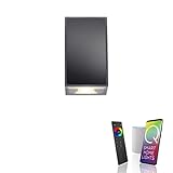 Geprüfte Paul Neuhaus-Qualität: Steuern Sie die moderne Wandleuchte über ihr Smart Home System oder über die mitgelieferte Funkfernbedienung. Dimmen Sie die Lichtintensität nach Belieben stufenlos.