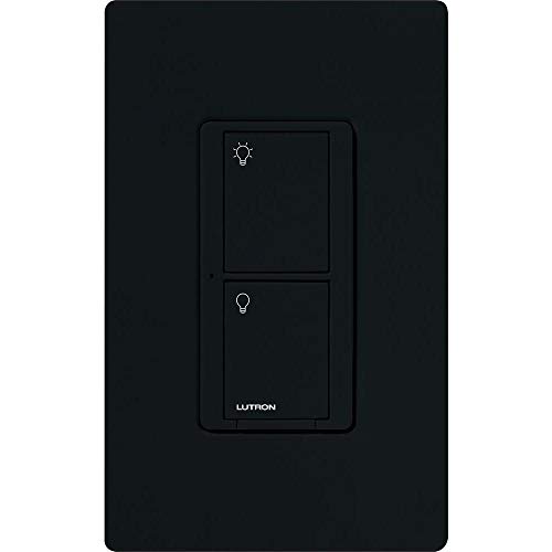 Lutron Caséta Wireless Smart Lighting Switch for All Bulb Types or Fans | PD-6ANS-BL | Black by Lutron - Image 2