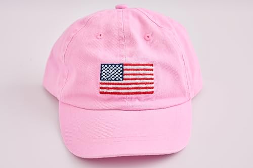 Mud Pie Children's Pink Flag Hat; One Size Fits Most2