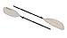 Attwood Kayak Paddle, Asymmetrical, 2-Piece, Heavy-Duty Aluminum with Comfort Grips, 7 Feet