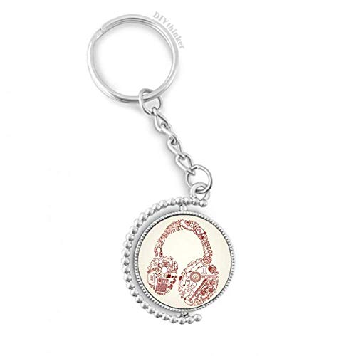 Llavero de música Pilgrim con patrón rotativo el detalle ideal para melómanos y coleccionistas