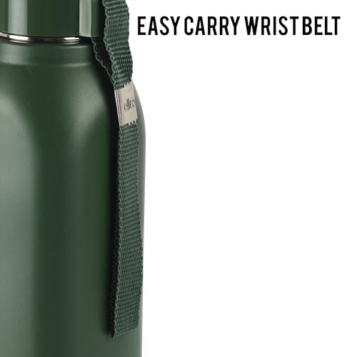 Image of Cello Puro Steel-X Royce 900 | Inner Steel Bottle | PU Insulation | Cold Insulated Bottle | Best Usage for Office /School /College /Gym /Picnic /Home /Fridge | 650ml, Mint Green