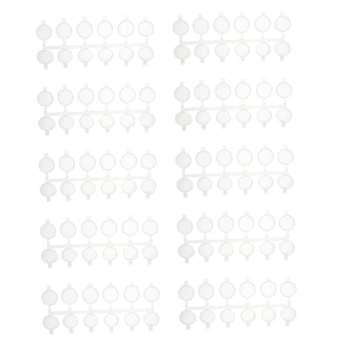 Gogogmee Portable 10ml Paint Strips Empty Pod Strips for Mini Painting Art Festivals