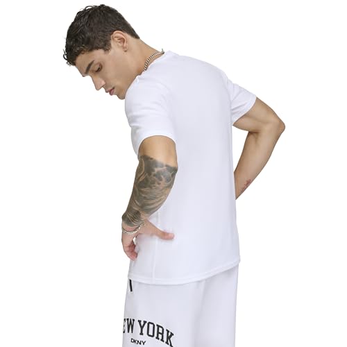 Image of DKNY Men's Short Sleeve Quick Dry 40+ Protection UPF Active Top