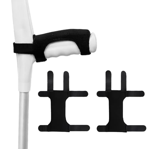 ZRUEWOT 2 muletas acolchadas para antebrazos, acolchado para KrüCken KrüCken, acolchado para andadores, terciopelo suave, antideslizante y cómodo, uso universal