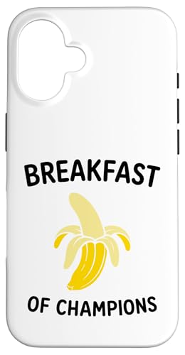 Moorning Funny adult sport quote Breakfast of Champions �X�}�z�P�[�X iPhone 16 �p