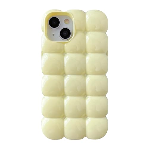 Coque iPhone souple à grille 3D couleur bonbon pour vos sorties