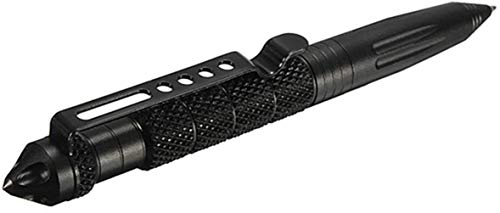 Wollet Self Defense Pen Aviation Aluminum Tactical Pen for Writing and Glass Breaker Emergent Tool Black - Thumbnail 4