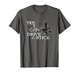 Photo Gallery maglietta halloween witch yes i can drive a stick broom tee maglietta Photo Gallery maglietta halloween witch yes i can drive a stick broom tee maglietta