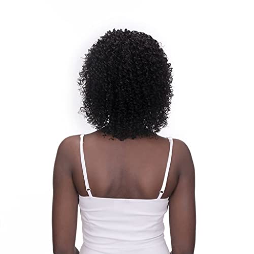 Perruque cheveux bouclés duvets et respirants contre la chaleur