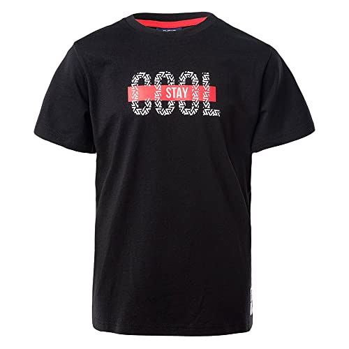 BEJO Camiseta de Manga Corta para niño Heros II Jrb, Negro, 164 cm