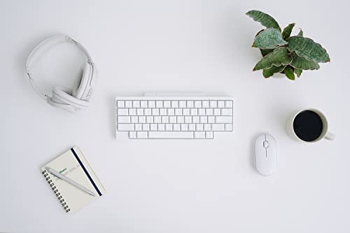 Image of HHKB - Happy Hacking Keyboard Professional Hybrid Type-S Snow | Wireless, Bluetooth, Wired, USB, Silent, Mac, Windows, Blank | 2 Year Advance Exchange Warranty