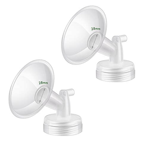 Image of Begical 28mm Flange Compatible with Spectra/Motif Luna/Ameda MYA/Cimilre Breastpumps Replacement to Pump Parts and Flanges/Shields. Compatible with Spectra S1 S2 9 Plus Parts/Accessories