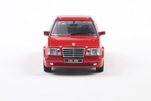 Modelo a Escala 1:43 Mercedes-Benz W124 E60 AMG Rojo miniatura 2