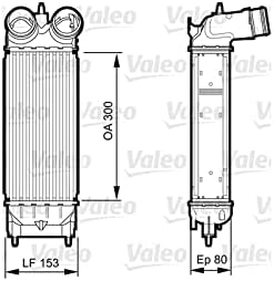 CITROEN C5 Break 2010- Intercooler VALEO 1.6-2.2 HDi