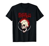 punk rock shirts australia Cooles Design mit Totenkopf und einem Spruch 
