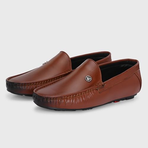 Image of Centrino Mens Slip-on Shoes | Slip On Cushioned Insole Formal Shoe |Premium Craftsmanship & Durable Build |Classic, Timeless Durable Formal Shoes with a Smart and Sleek Upper, Crafted Material (6816)