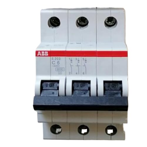 Disjoncteur S203-C6 3P 6A pour tableau électrique triphasé