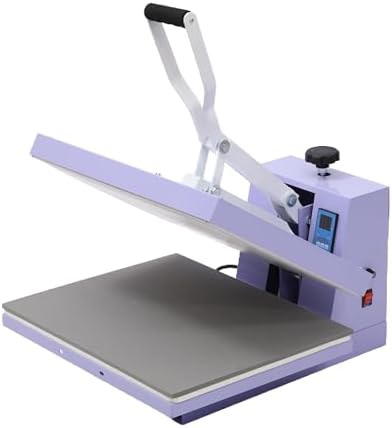 16x20 Heat Press, Digital Professional Press Machine, Fast Heating, Industrial Quality with Adjustable Pressure Industrial Digital Heat Transfer Machine for T-Shirt, Purple