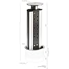 Leyton Lighting POW-2B 'Powerport' Pop-Up Socket and USB Charger, Includes 3 x UK Plug Sockets and 2 x USB sockets - New Black Modern Top Finish