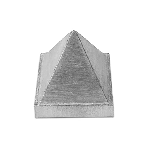Image of Aluminium Pyramid | Vastu Remedy | Aluminium Solid Pyramid | Yantra for Healing | for Positive Energy (Pack of 1)