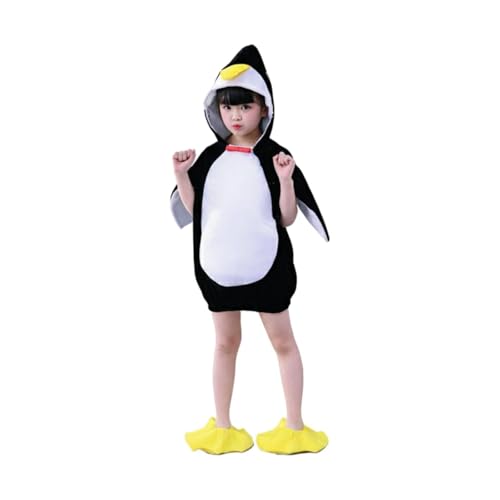 Disfraz infantil de pingüino para niños y niñas miniatura 1