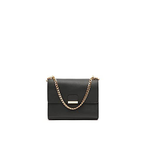 MISAKO Bobby bolso de fiesta con cadena Mujer   Bobby Negro 15 X 19 X 6 cm