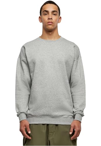 Urban Classics Herren Sweatshirt Sweat Crewneck TB1591, Gr. Large, Grau (Grey 111)