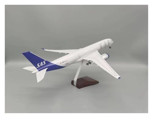 Avión de metal A350-900 para decorar estudios de aviación de 47 cm 3
