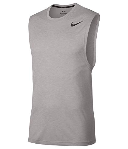 Nike Men's Breathe Muscle Tank Grey Small
