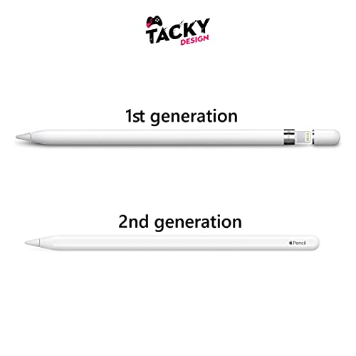 Image of TACKY DESIGN Gradient Color Skin Compatible with Apple Pencil Skin- Vinyl 3m, Classic Color Blocking Pencil Sticker, Apple Pencil Cover Full wrap (1st Generation, Red Yellow)