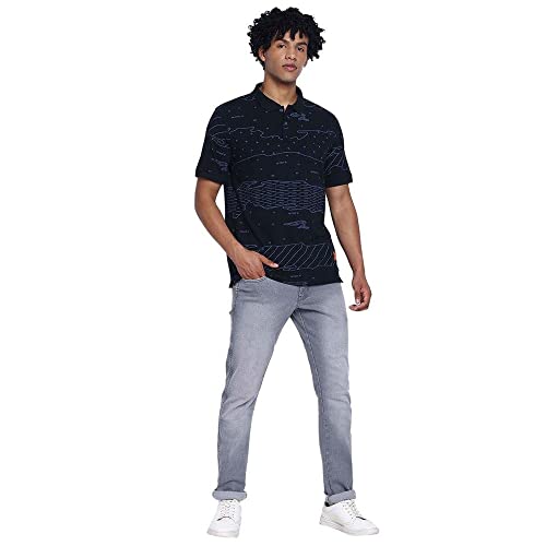 Image of Wrangler Printed Cotton Regular Fit Mens T-Shirt