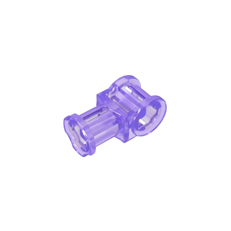 Gobricks Shaft Bolt Connection Technic Axle Connector with Axle Hole 32039 42135 4107081 GDS-931 50Pieces Compatible with Lego Classic Bulk Toy MOC Color:Trans Purple โ image 1