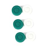 Kontaktlinse Behälter 3 Stück | Flaches Design Hohe Qualität | CE-Kennzeichnung und FDA-Zulassung | Aufbewahrung Unterwegs Behälter | Linsen Aufbewahrungsbehälter |Links & Rechts markiert Hergestellt in der UK | Mengenkauf Von Sports World Vision