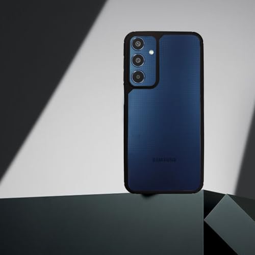 Image of AIBEX Crystal Clear Back Case Compatible with Samsung Galaxy M35 5G Back Cover Case | 360 Degree Protection | Shock Proof Design | Transparent Back Cover (PC & TPU, Bumper)