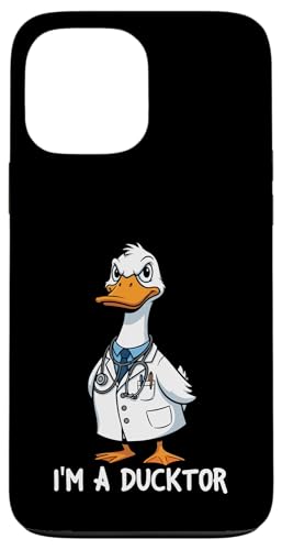 Sono un Ducktor Funny Animal Doctor Joke Custodia per iPhone 13 Pro Max