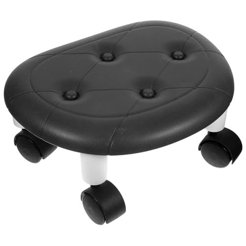Siège tabouret en PP confortable et portable à roulettes