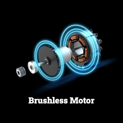 WORX Nitro 20 V 17,8 cm schnurloser Kantenschneider, 3 Tiefeneinstellungen, batteriebetriebener Einfahrtskanten-Schleifer mit Zwei Rädern… – Ansicht 6