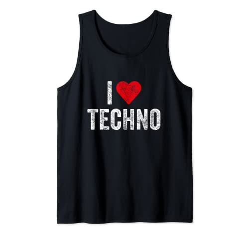 I Love EDM TShirt Funny Party Festival Ropa Camiseta sin Mangas