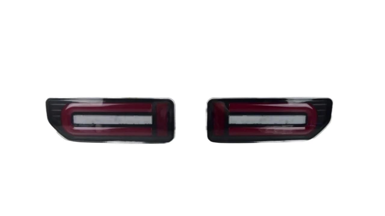 tail lights 1 Pair Car LED Tail Light Taillight For Suzuki For Jimny JB64 JB74 20192024 Rear Running + Brake + Dynamic Turn For Signal(Black Clear Face)