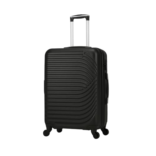 Dejuno Craft Hardside Lightweight Spinner Luggage, Black, 28-inch4